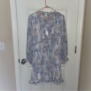 Long Sleeve Sheer Dress